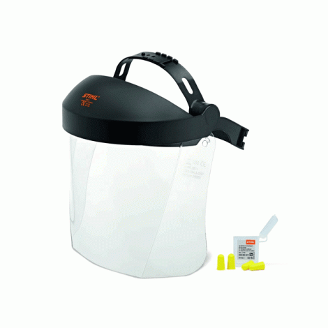 Stihl Face Shield with hearing protection - Polycarb