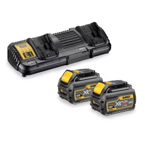 DeWALT 54V XR 6Ah FLEXVOLT® Twin Battery Starter Kit (DCB132T2-XE)