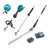 Makita 40V Multi-Function Powerhead and Hedge Trimmer with Battery and Charger - UX01GT101-B