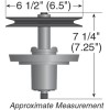 Mandrel Assembly - Cub Cadet / Rover 46"