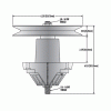 Mandrel Assembly - Troybilt / Massey Ferguson 42"
