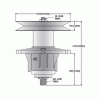 Mandrel Assembly - Cub Cadet / MTD 46"