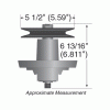 Mandrel Assembly - Cub Cadet/ MTD  42"