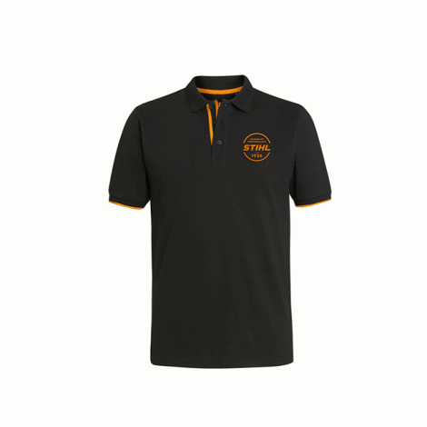 Stihl T-Shirt - Polo Shirt Circle Logo - Black